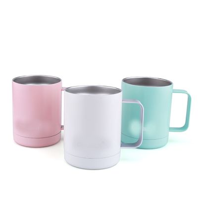 뚜껑, 환영되는 커피에 의하여를 가진 10oz 스테인리스 커피 잔 격리되는 찻잔 OEM
