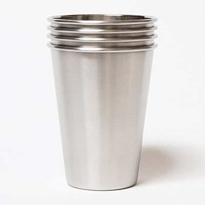 18/8 급료 스테인리스는 병 빨간 황금 맥주잔 16oz 450ml를 격리했습니다