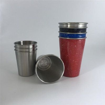 18/8 급료 스테인리스는 병 빨간 황금 맥주잔 16oz 450ml를 격리했습니다