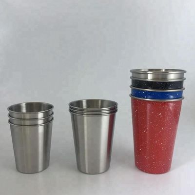 18/8 급료 스테인리스는 병 빨간 황금 맥주잔 16oz 450ml를 격리했습니다