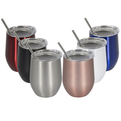 뜨거운 이동 로고로 격리되는 12oz 수용량 스테인리스 커피잔 진공