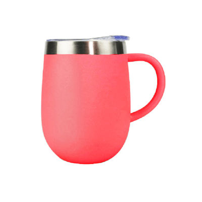 360ml 12oz 스테인리스 커피잔 SS는 입히는 3배 층 진공 찻잔을 강화합니다