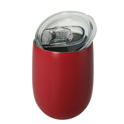 뚜껑, 커피를 가진 360ml 480ml 스테인리스 찻잔은 찻잔 빨간 인쇄를 격리했습니다