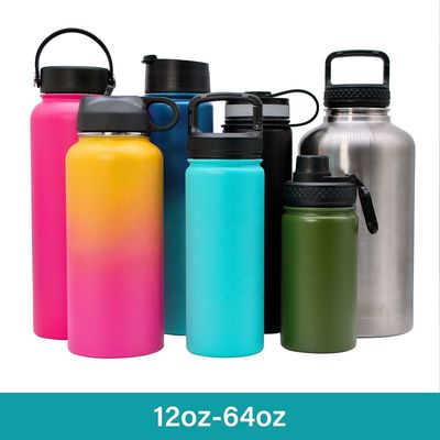 12oz - 64oz 스테인리스 격리되는 격리된 병 두 배 벽 진공
