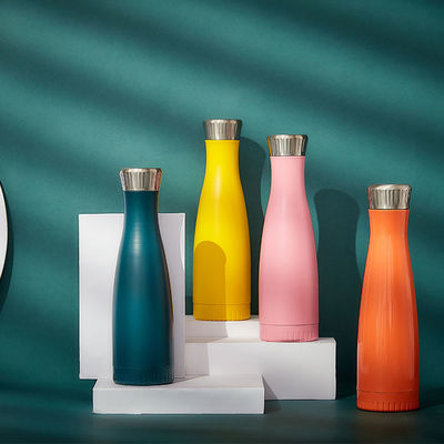 350ml - 1000ml 스테인리스 격리된 병에 넣은 물 이동 인쇄 로고 디자인