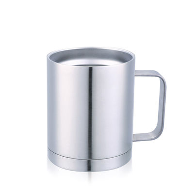 350ml 창조적인 플라스틱 뚜껑을 가진 관례에 의하여 격리되는 스테인리스 커피잔